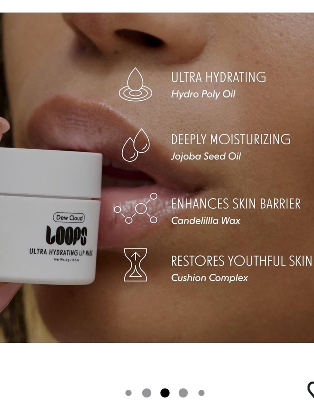 NWT Loops Beauty Luxe Lips Trio Mini Lip Mask Set - Picture 7 of 9